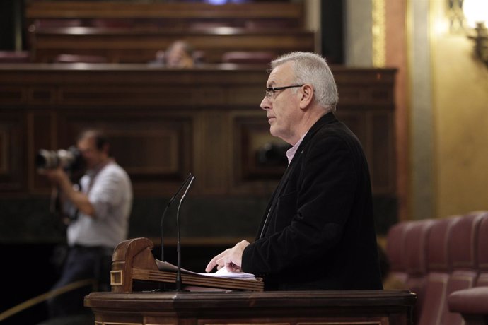 Cayo Lara (IU) en el Pleno del Congreso