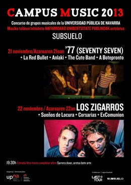 Cartel de Campus Music 2013.