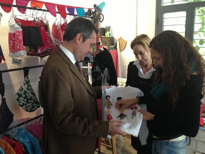 Espadas durante la visita