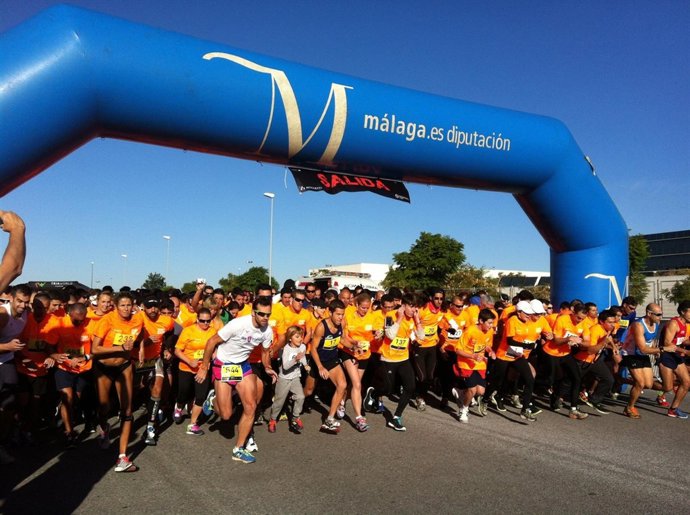 Participantes en la carrera solidaria 'Transplant Run'