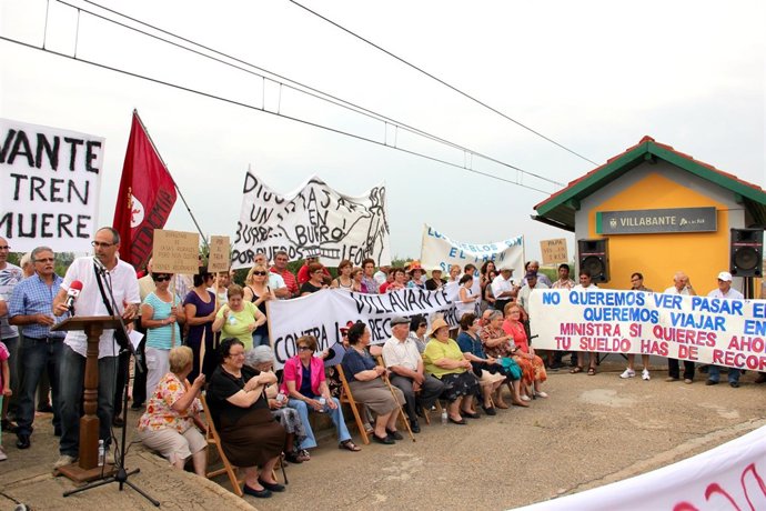 La última protesta vecinal en Villavante (León)