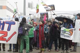 Juicio en la Audiencia Nacional por el tartazo a Barcina