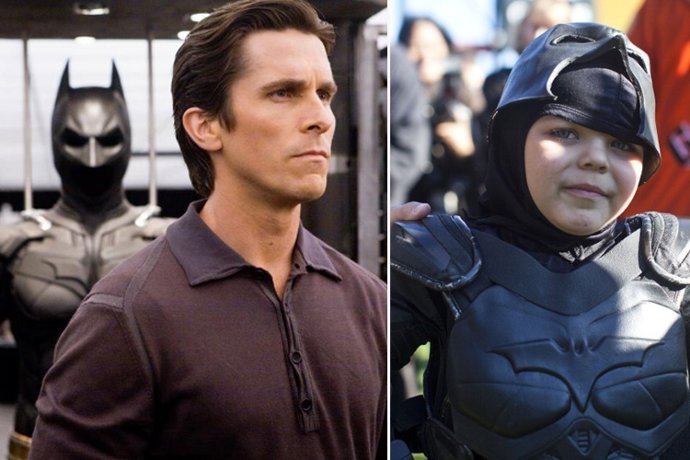 Los tres Batman se rinden a Batkid