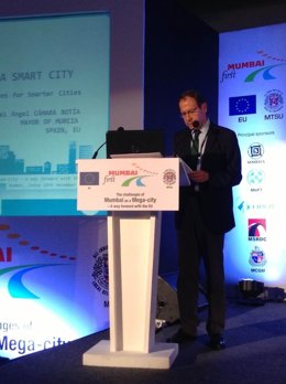 Cámara expone en Bombay el liderazgo de Murcia en el Pacto de Alcaldes