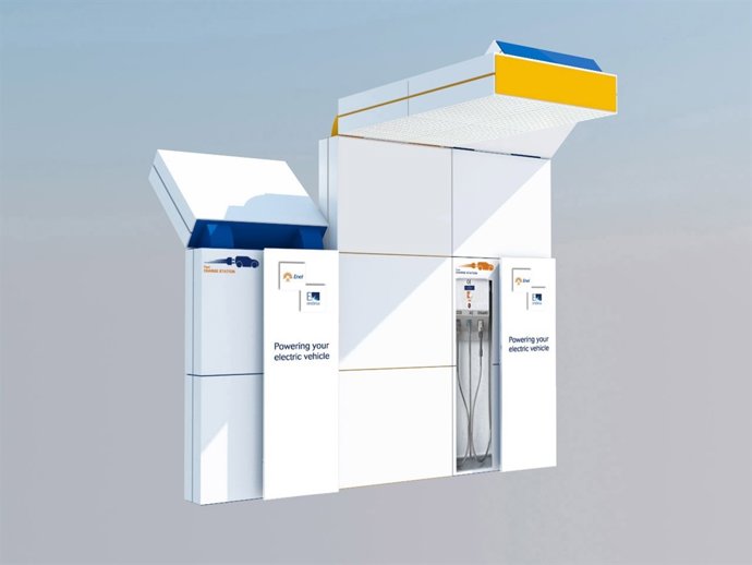 Poste de recarga FASTO de Enel y Endesa