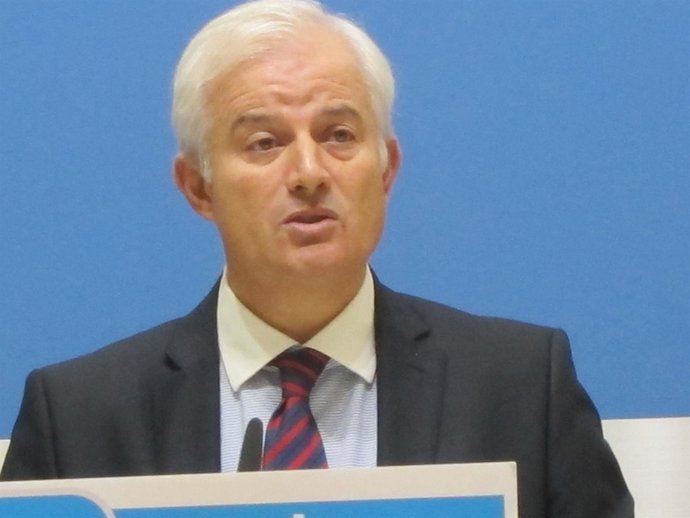 El protavoz del PP, Eloy Suárez