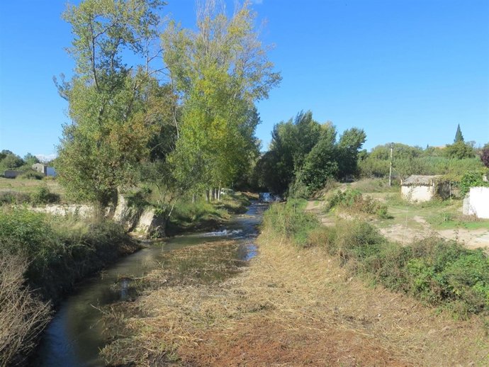 Río Huecha en la Comarca de Campo de Borja.
