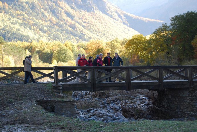 Sendero accesible en el Parque Nacional de Ordesa y Monte Perdido.