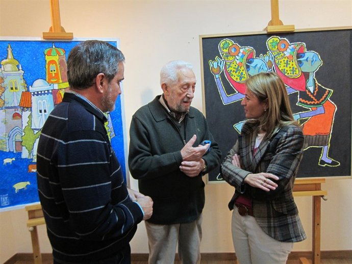 El Artista Ángel Arias Crespo Dona 24 Obras A Cáceres