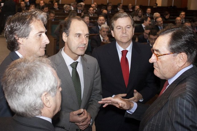 Diego con De la Serna y Rodríguez Inciarte