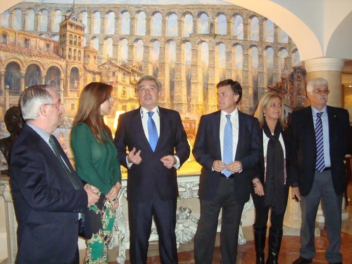 Barreiro, de visita en Segovia.