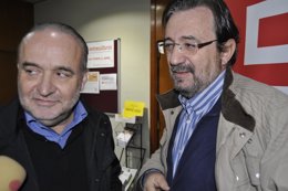 Rodolfo Benito (izda.) y Julián Buey, de CC.OO.