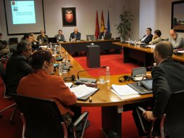 Helio Robleda en comisión parlamentaria