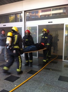 Simulacro en Cáceres