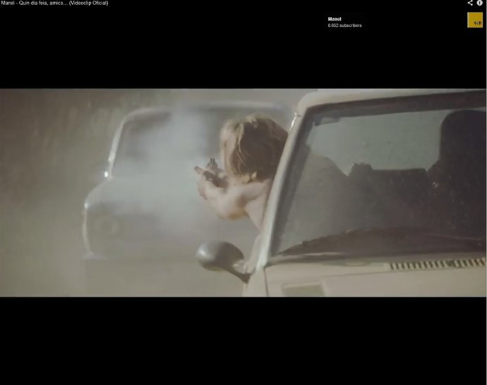 Fotograma del videoclip 'Quin dia feia amics' de Manel