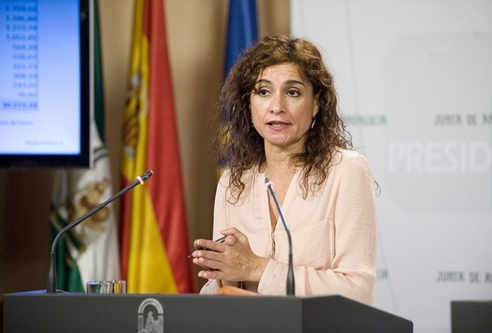 María Jesús Montero, hoy en rueda de prensa