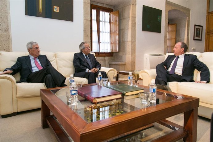 Reunión SPI con el presidente de Extremadura, José Antonio Monago