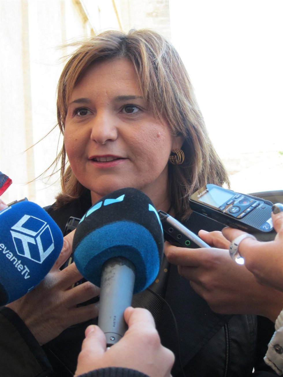 La consellera de Infraestructuras, Territorio y Medio Ambiente, Isabel Bonig.