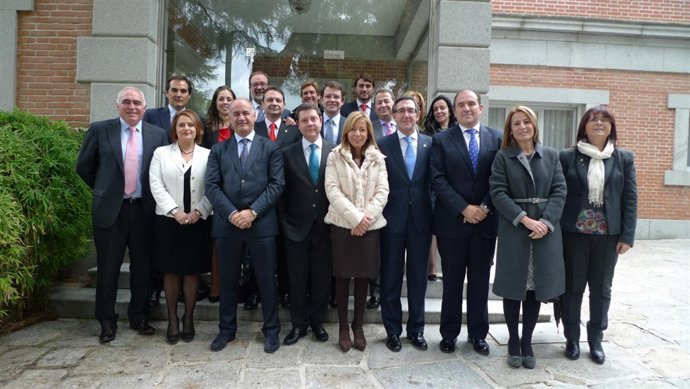 Audiencia en La Zarzuela con los alcaldes