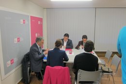 Un momento de la reunión