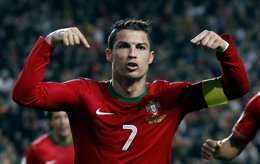 Cristiano Ronaldo celebra un gol con Portugal