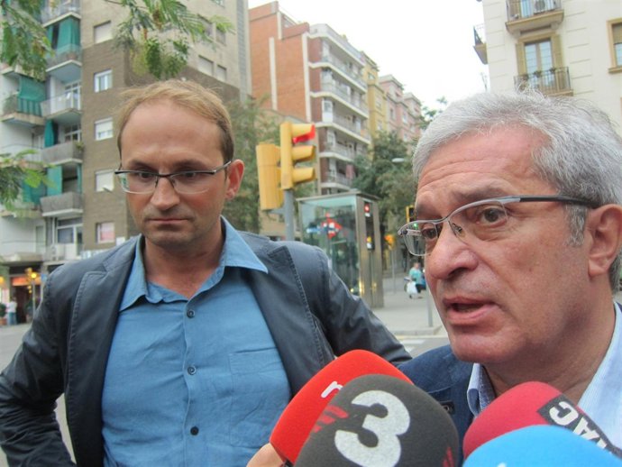 J.Saura Junto Al Dirigente J.Herrera