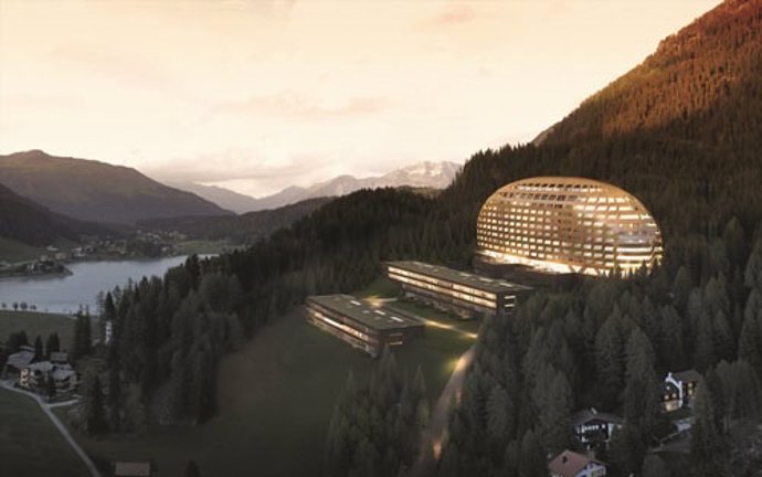 Nuevo Hotel Intercontinental en los Alpes suizos