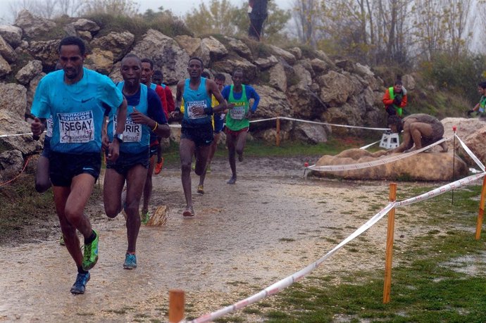 Alemayehu Bezabeh en el Cross de Atapuerca
