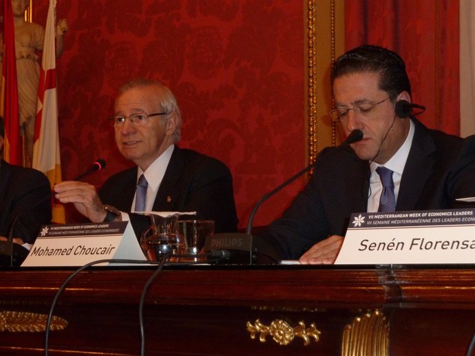 El pte de la Cámara de Comercio M.Valls y el pte de Ascame M.Choucair