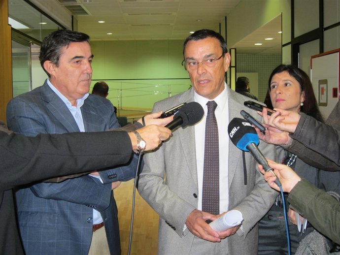 El presidente de la Diputación de Huelva, Ignacio Caraballo. 