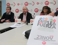 CCOO, UGT y USO se unen a Marcha de Mareas y esperan que TSJ rectifique decisión "dictatorial" de Delegación