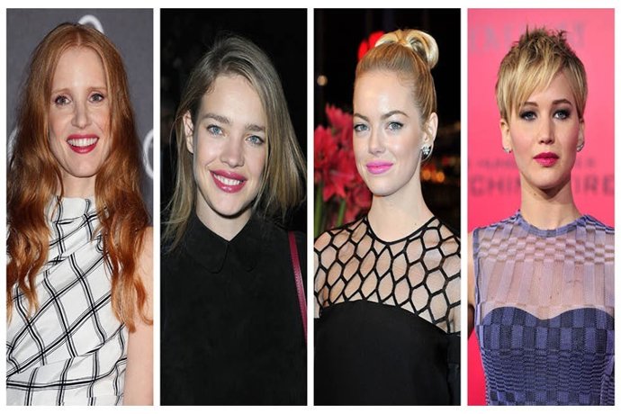 Labios rosas de tendencia 