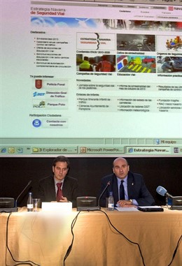 Morrás presenta la nueva web de la Estrategia Navarra de Seguridad Vial