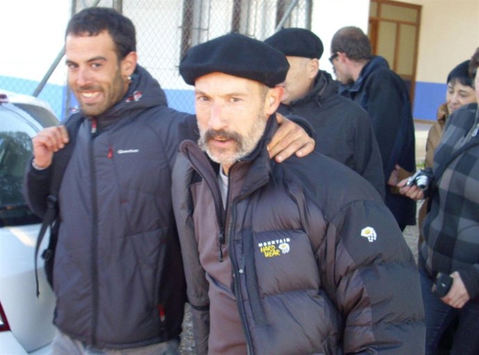 Joaquín Urain Larrañaga saliendo de Herrera de la Mancha