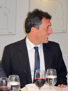 El líder del Frente Renovador (FR) argentino, Sergio Massa.