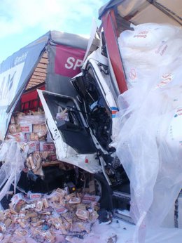 Accidente camión