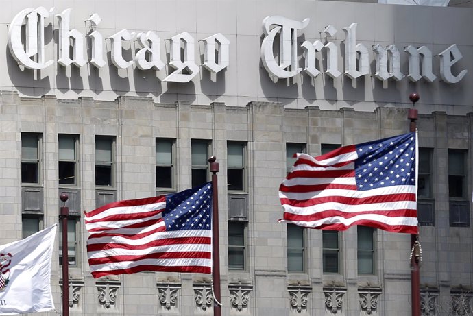 Edificio del Chicago Tribune, en Chicago