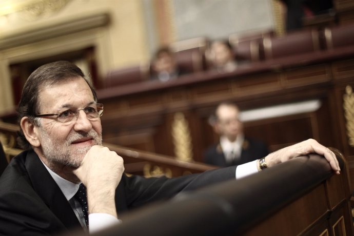 Mariano Rajoy, en el Congreso