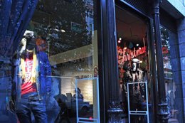 Comercio, Tienda En Navidad