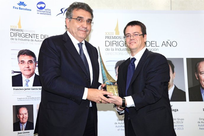 Premio Dirigente del Año de AutoRevista 2013 a Francisco Javier García Sanz