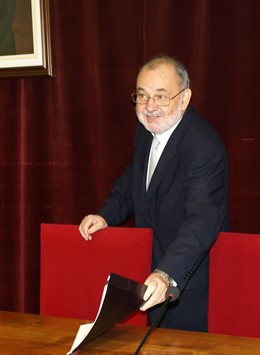 El presidente de la Audiencia Nacional, Ángel Juanes Peces, en la Facultad      