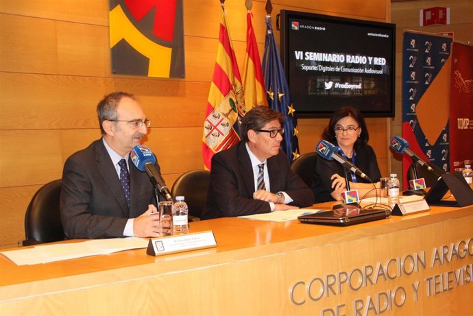 Jesús López Cabeza, Arturo Aliaga y Rosa Pellicero