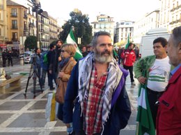 Sánchez Gordillo, a la entrada del TSJA