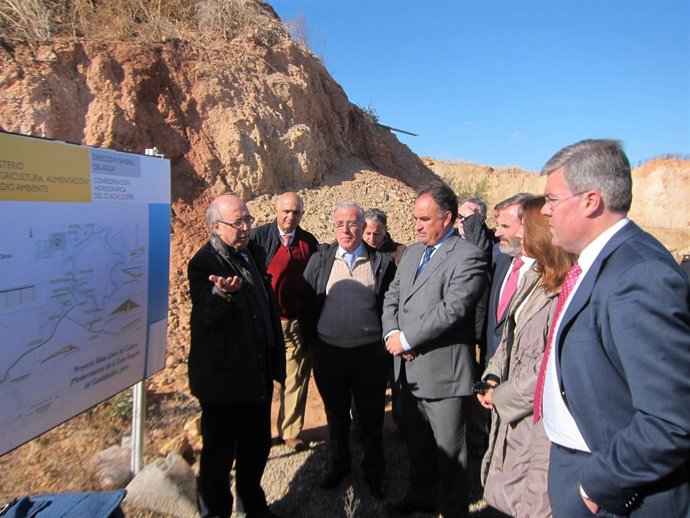 Visita a las obras de la Balsa del Cadimo