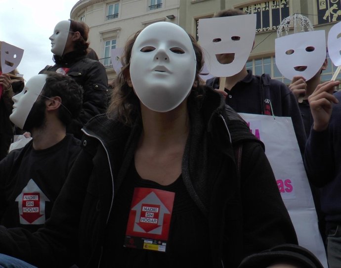 Flashmob para reivindicar el derecho a la salud de las personas sin hogar