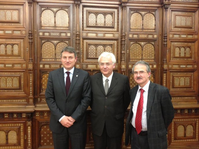 Joan Mora, Ferran Masarell y Daniel Giralt-Miracle