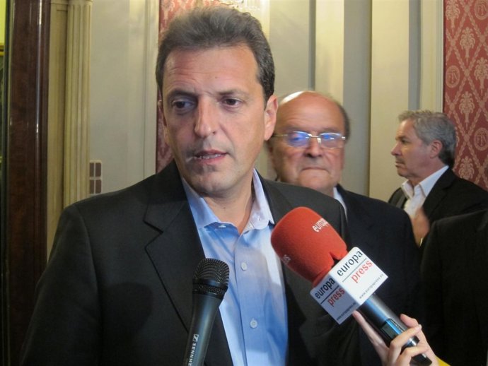 Sergio Massa, líder del Frente Renovador de Argentina