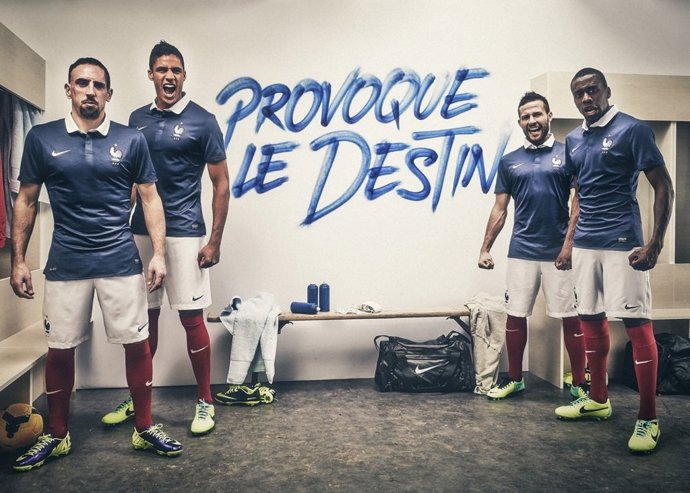 Campaña de Nike de la camiseta de Francia para Brasil 2014