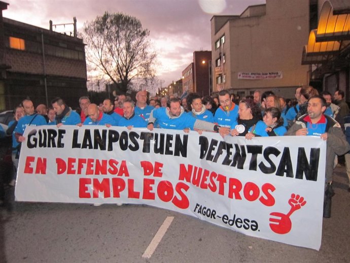 Manifestación de Edesa