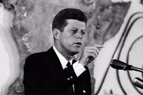 El presidente de EEUU John F.Kennedy